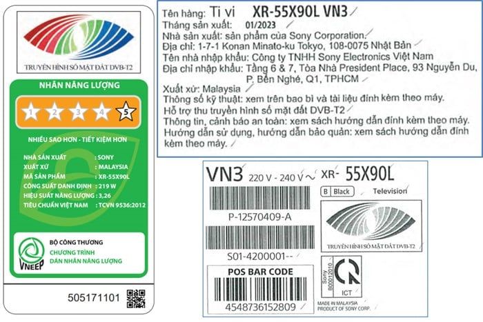 Google Tivi Sony 4K 55 inch XR-55X90L