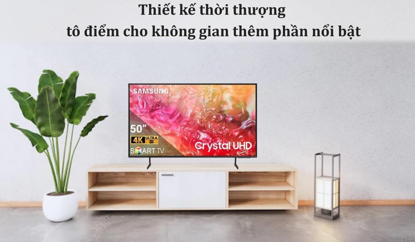 Smart Tivi Samsung 4K 50 inch UA50DU7700KXXV