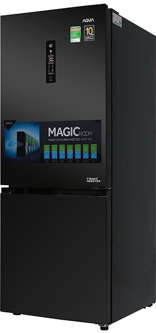 Tủ lạnh Aqua Inverter 260 lít AQR-I298EB(BS)