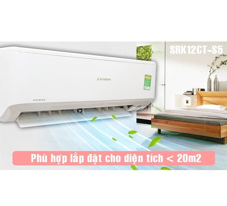 Điều hòa Mitsubishi Heavy 12.000BTU 1 chiều SRK/SRC12CT-S5