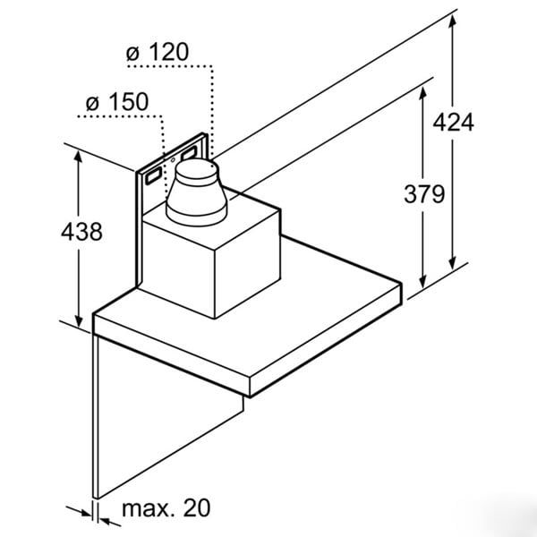 MÁY HÚT MÙI BOSCH DWB98JQ50B