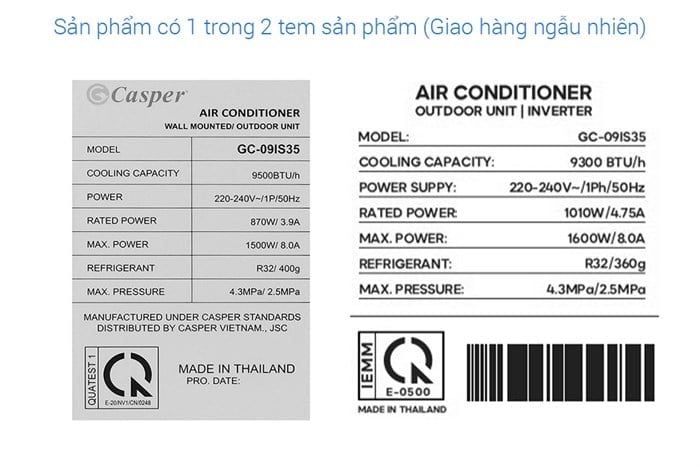 Điều hòa Inverter 1 chiều 1HP GC-09IS35