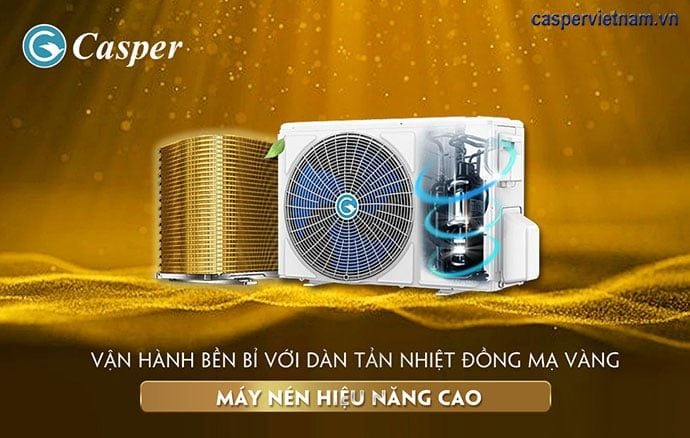 ĐIỀU HÒA CASPER 12000BTU 2 CHIỀU INVERTER GH-12IS33