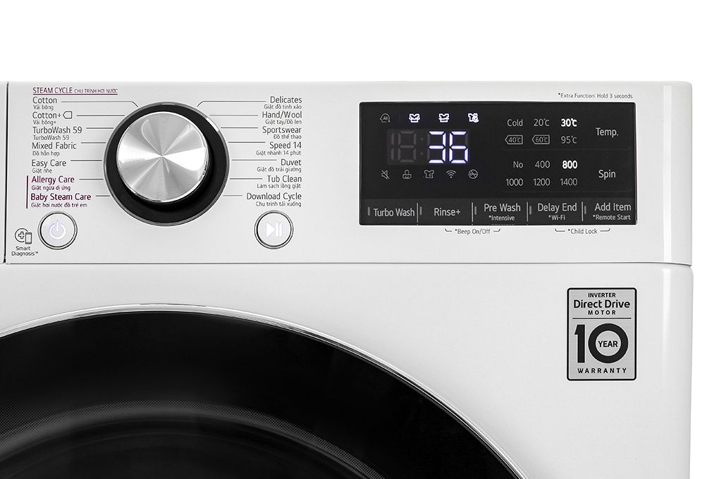 Máy giặt LG Inverter 9 Kg FV1409S2W