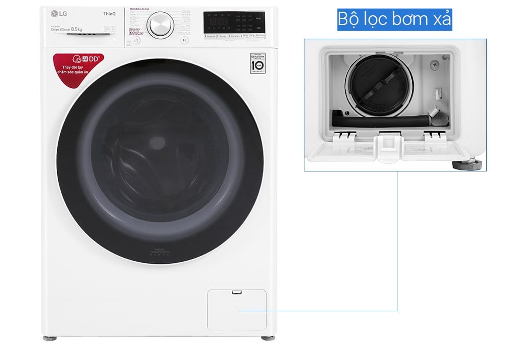Máy giặt LG Inverter 8,5Kg FV1408S4W