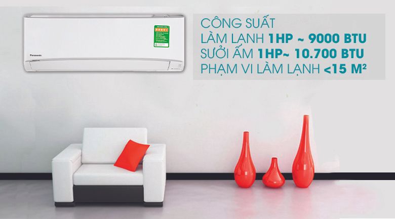 Máy lạnh Panasonic 1.0 HP CU/CS-YZ9UKH-8