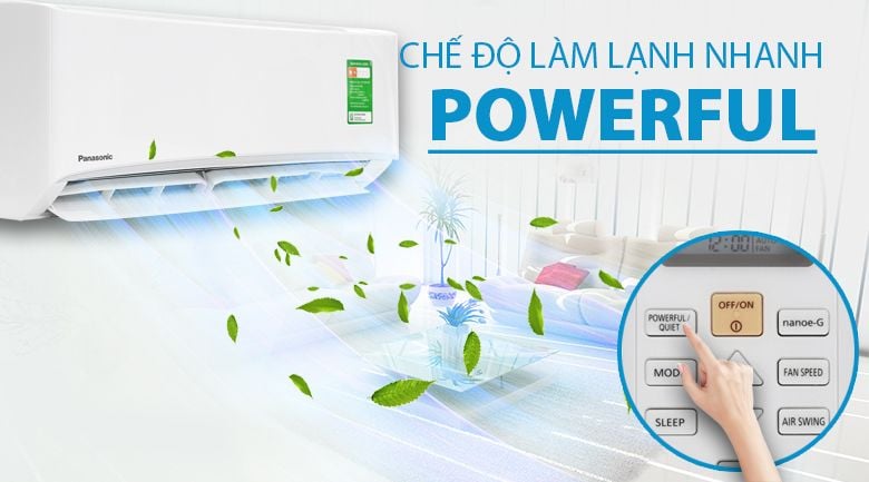 Điều hòa Panasonic 1 chiều 9000BTU N9AKH-8