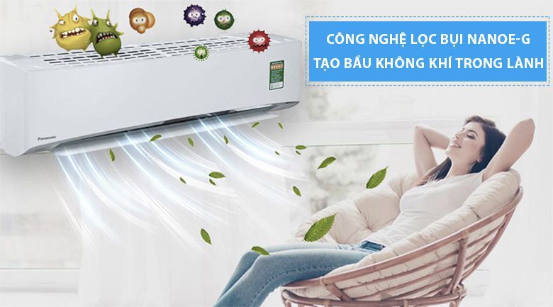 Điều hòa Panasonic 9000BTU 1 chiều inverter U9BKH-8