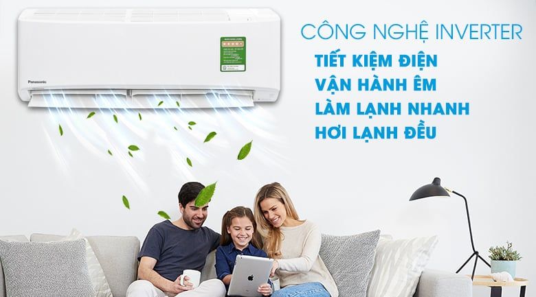 Điều hòa Panasonic 1 chiều 12.000BTU inverter RU12AKH-8