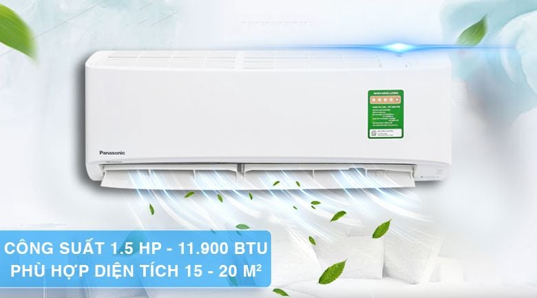 Điều hòa Panasonic 1 chiều 12.000BTU inverter RU12AKH-8