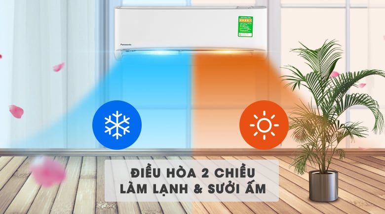 Điều hòa Panasonic 2 chiều 12.000BTU inverter YZ12AKH-8