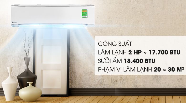 Điều hòa Panasonic 2 chiều 18.000BTU inverter YZ18AKH-8