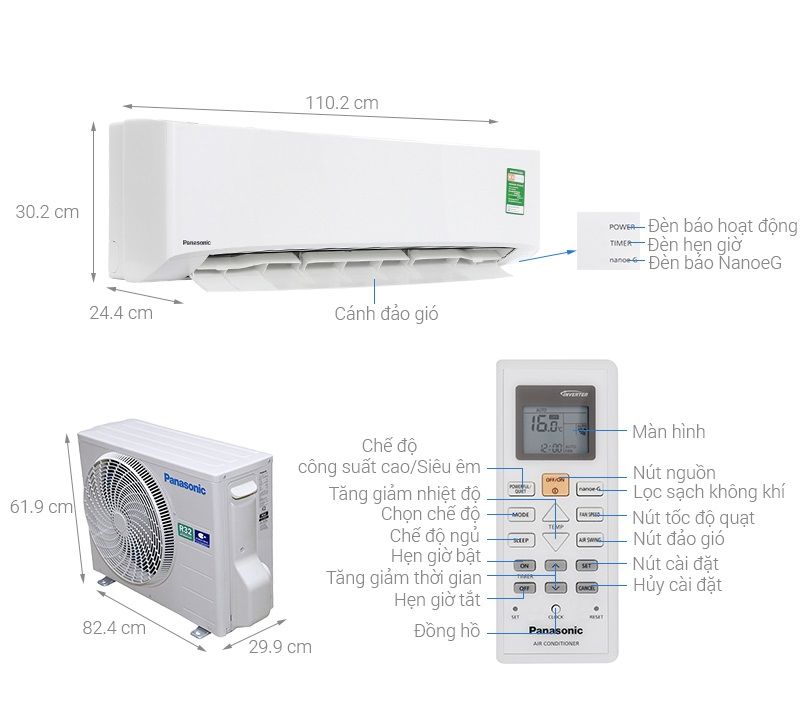 Điều hòa Panasonic 24.000BTU 1 chiều N24ZKH-8