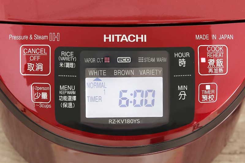 Nồi cơm điện Hitachi 1.8L RZ-KV180YS (R)