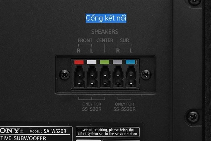 Bộ loa thanh Sony HT-S40R 600W
