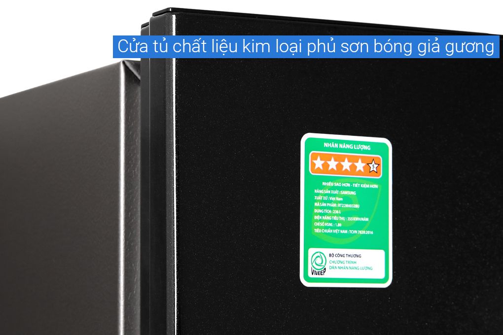 Tủ lạnh Samsung Inverter 236 lít RT22M4032BY/SV