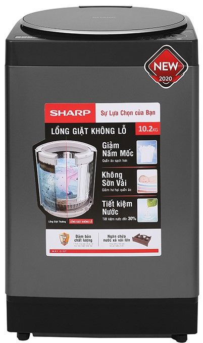 Máy giặt Sharp 10.2kg ES-W102PV-H