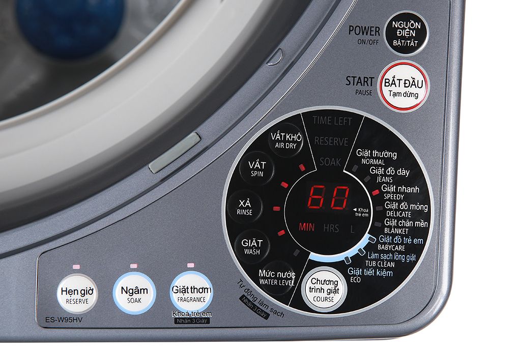 Máy giặt Sharp 9.5Kg ES-W95HV-S