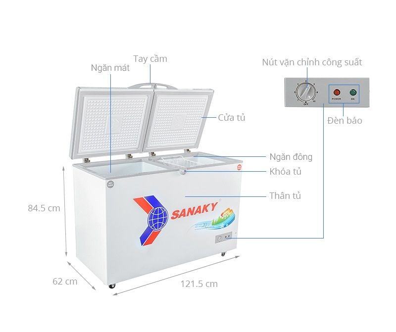 Tủ đông Sanaky VH-3699W1