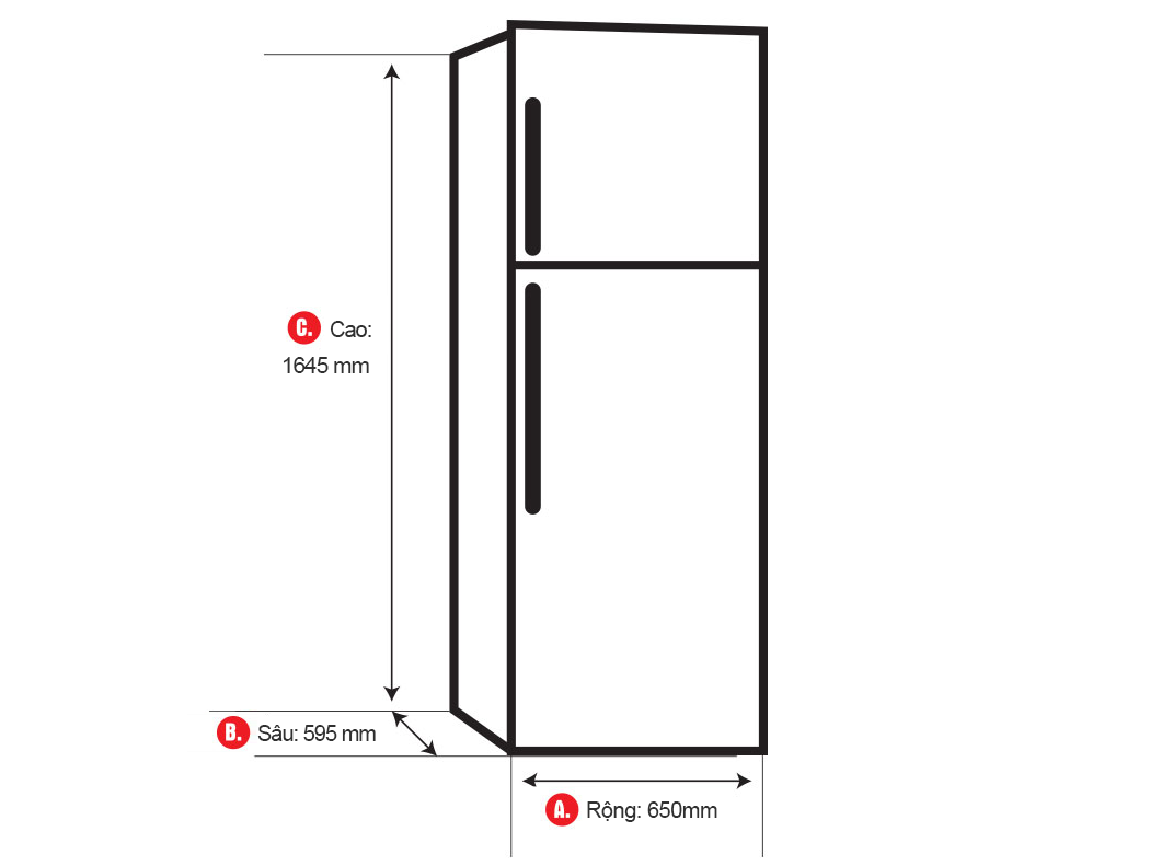 Tủ lạnh Electrolux 320L ETB3400H-A Inverter