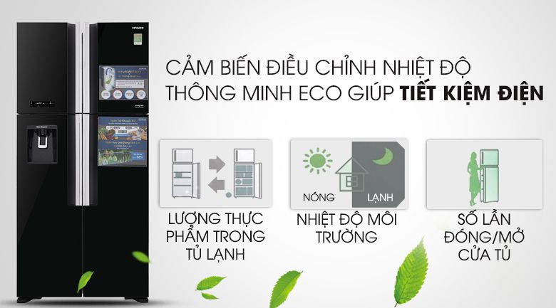 Tủ lạnh Hitachi Inverter 540L R-FW690PGV7X