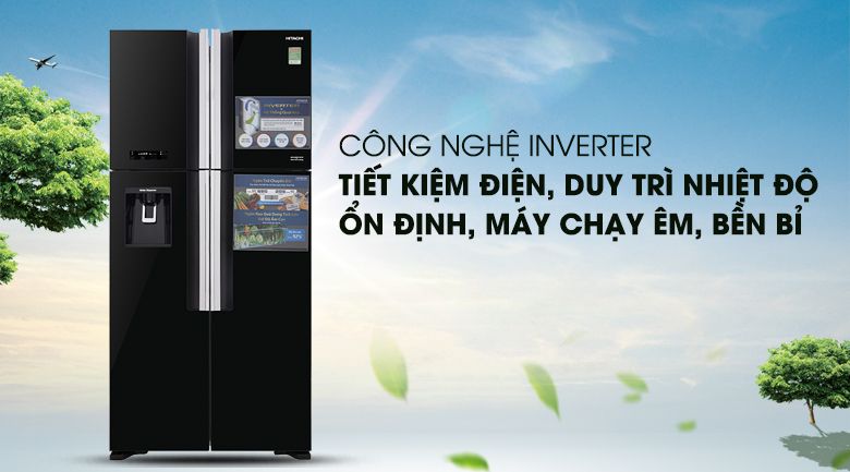 Tủ lạnh Hitachi Inverter 540L R-FW690PGV7X