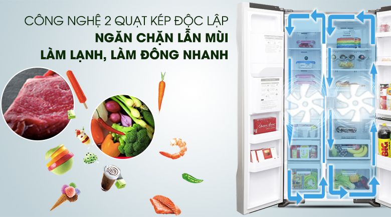 Tủ lạnh Hitachi Inverter 584L R-M700GPGV2X