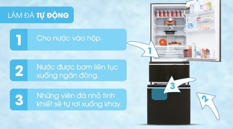Tủ lạnh Mitsubishi Electric 358L MR-CX46EJ-BRW