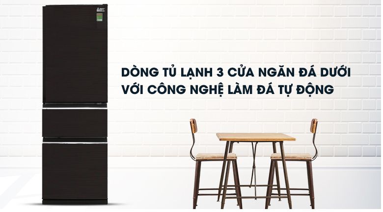 Tủ lạnh Mitsubishi Electric 358L MR-CX46EJ-BRW