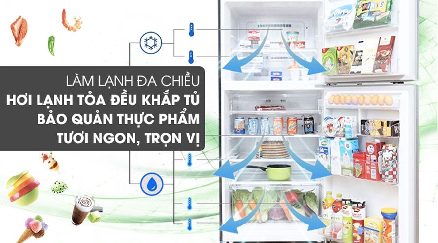 Tủ lạnh Mitsubishi Electric Inverter 344 lít MR-FX43EN-GSL-V