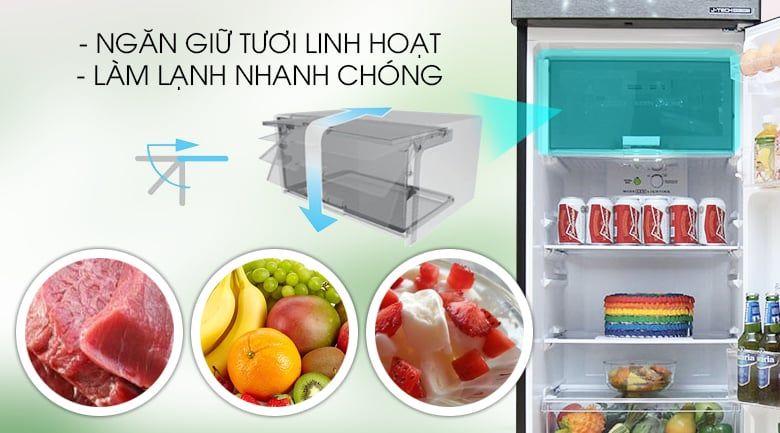 Tủ lạnh Sharp Inverter 281L SJ-X281E-DS
