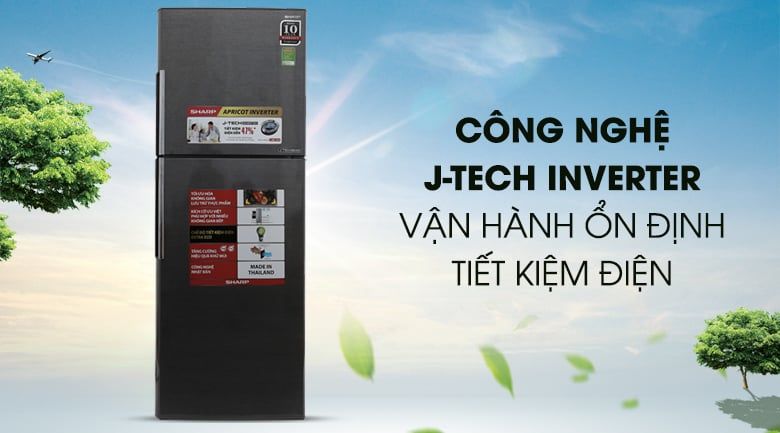 Tủ lạnh Sharp Inverter 287L SJ-X316E-DS