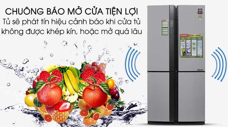 Tủ lạnh Sharp Inverter 678 lít SJ-FX680V-ST