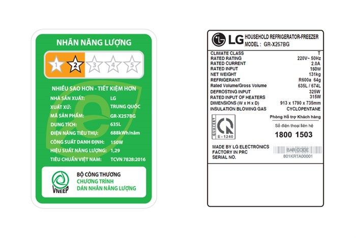 Tủ lạnh LG Inverter 635 lít Side By Side InstaView Door-in-Door GR-X257BG