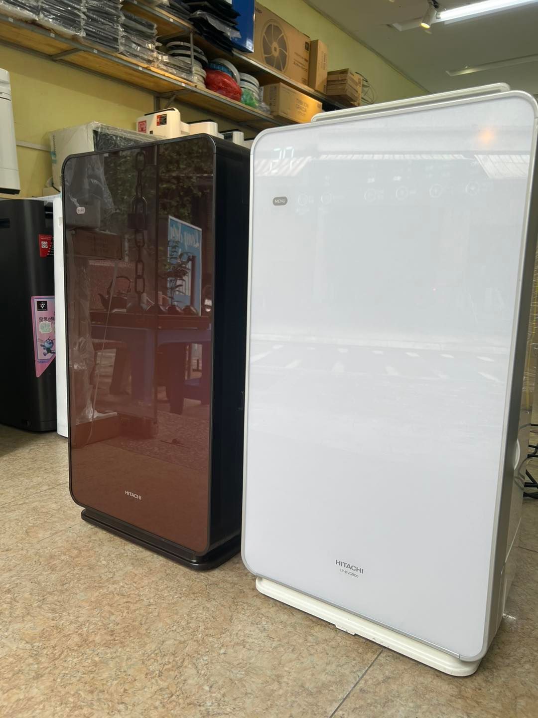 Used 90%) Hitachi EP-KVG900 máy lọc không khí tạo ẩm bản có