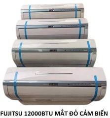 (Used 95%) Fujitsu Điều hoà 12000 btu mắt đỏ cảm biến nhiệt made in Japan