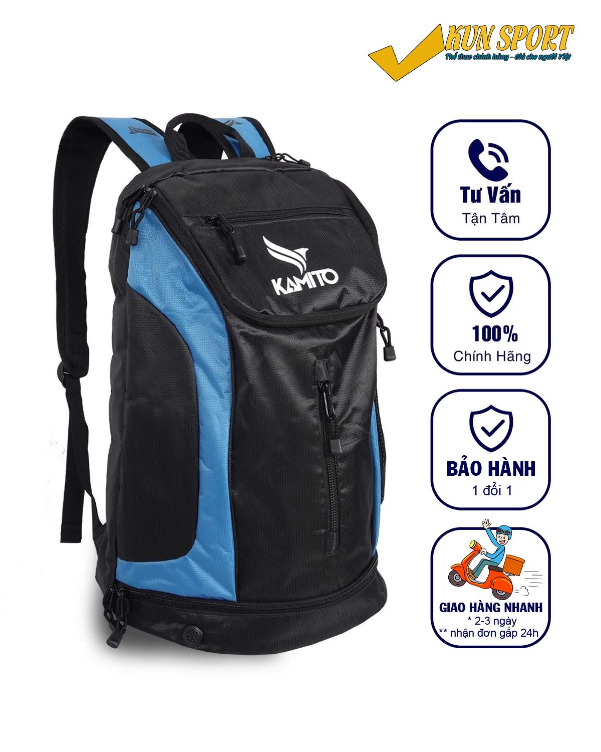  BALO CẦU LÔNG KAMITO 01 