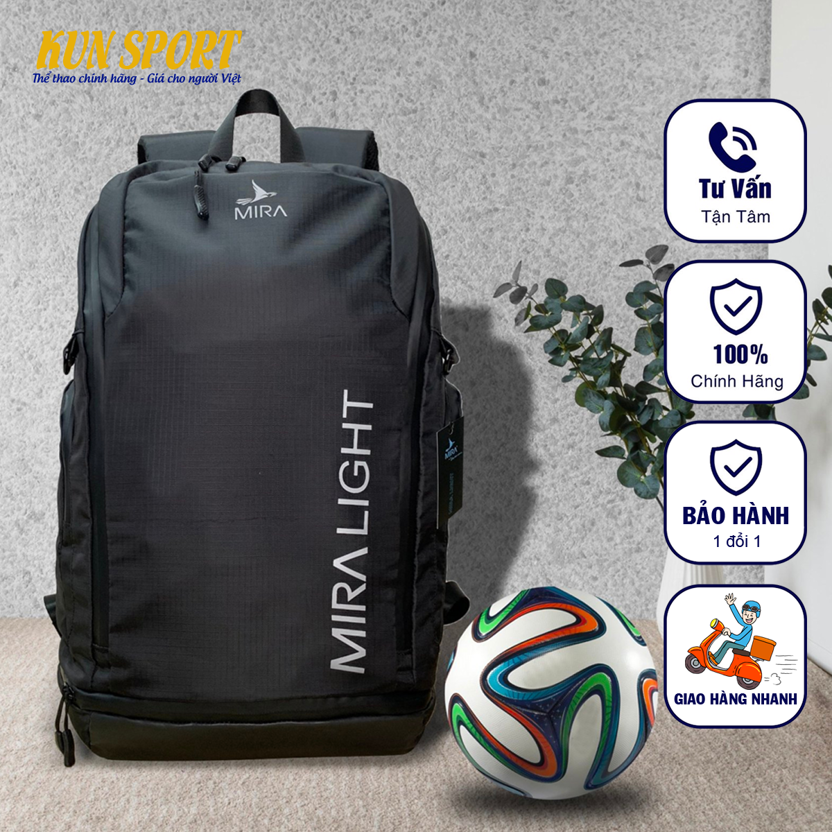  Balo thể thao MIRA LIGHT 