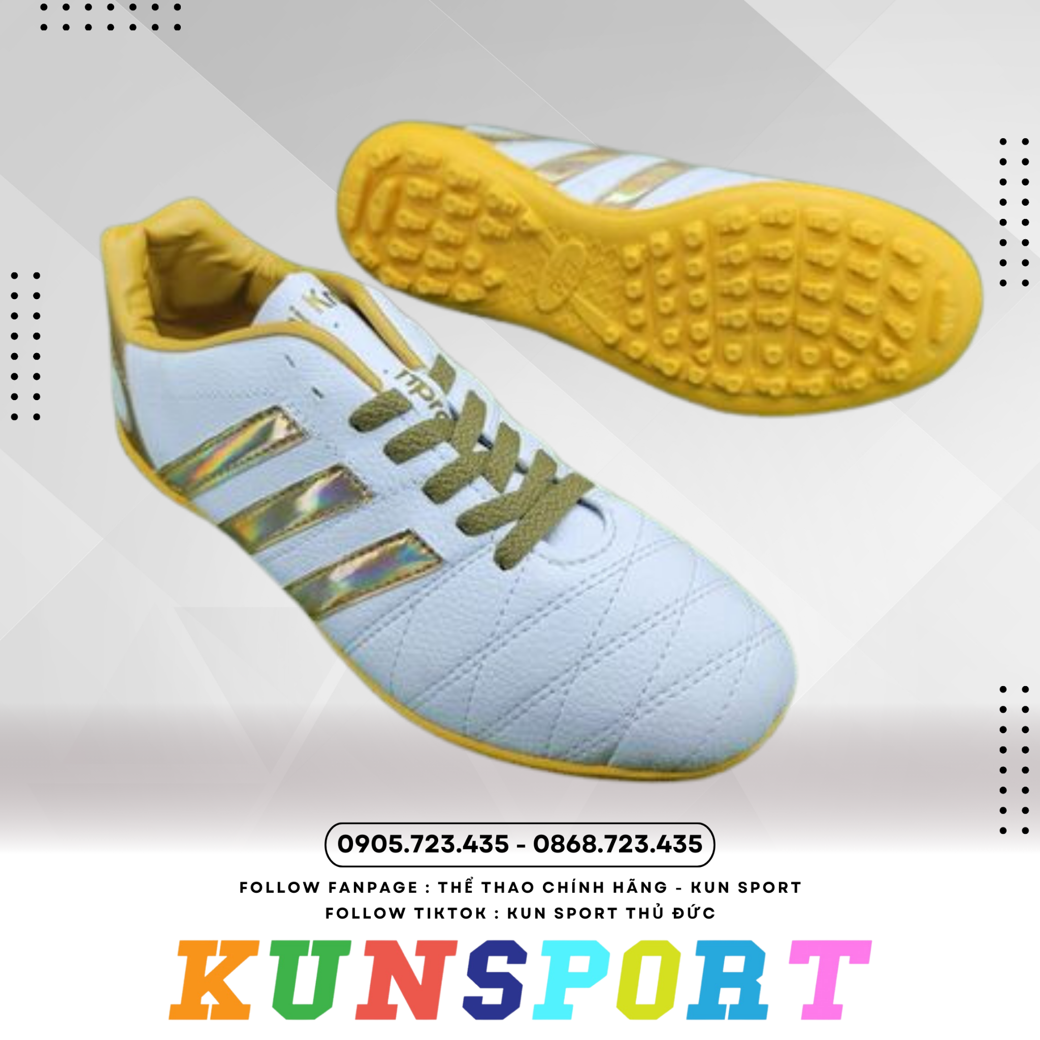  Giày đá banh Toni Kroos 11 Pro Peace (Gót da) 