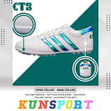  Giày đá banh 3 Sọc CT3 Da nhăn 