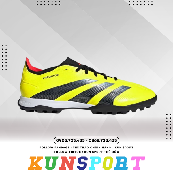  GIÀY ĐÁ BÓNG ADIDAS PREDATOR LEAGUE TF ENERGY CITRUS - SOLAR YELLOW/CORE BLACK/SOLAR RED IE2612 