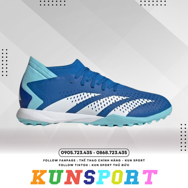  GIÀY ĐÁ BÓNG ADIDAS PREDATOR ACCURACY.3 TF - GZ0007 - XANH DƯƠNG/TRẮNG 