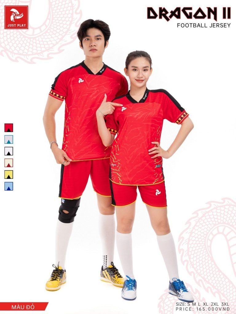  Bộ quần áo bóng đá JUST PLAY DRAGON II 