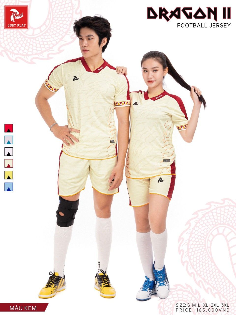  Bộ quần áo bóng đá JUST PLAY DRAGON II 