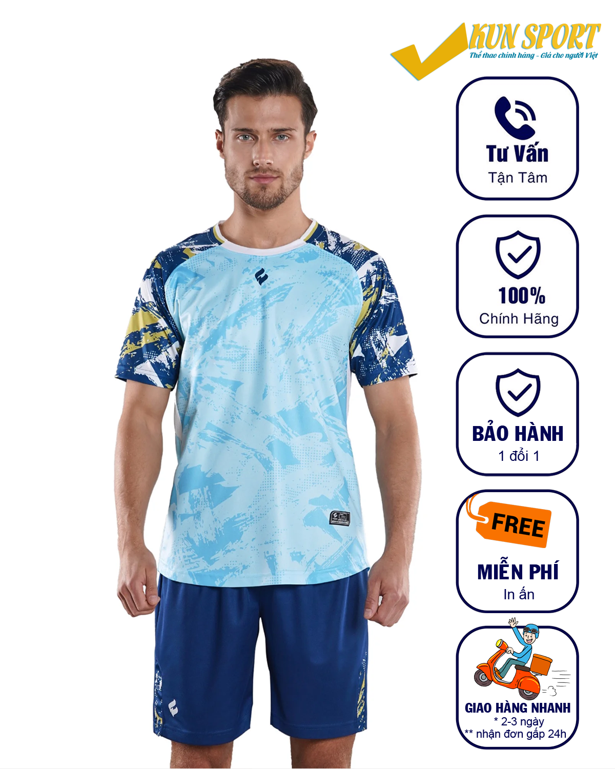  Bộ quần áo bóng đá EGAN FANTASY 