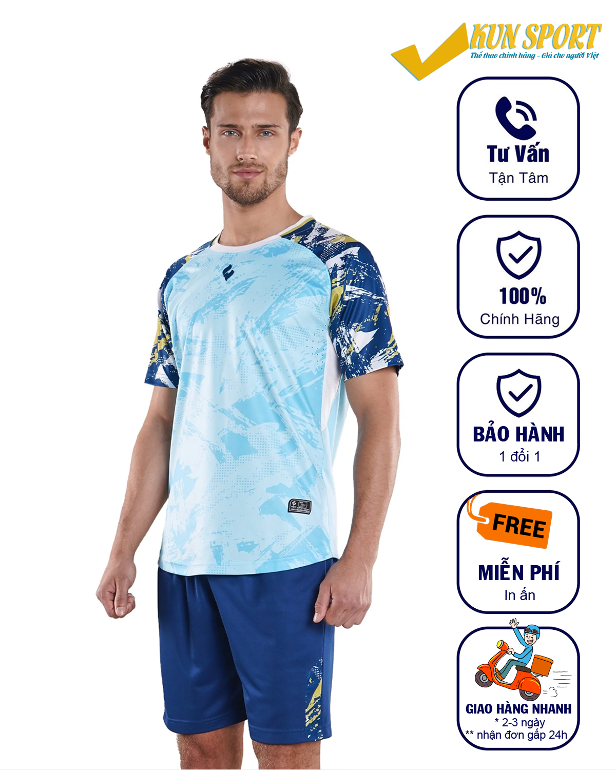  Bộ quần áo bóng đá EGAN FANTASY 