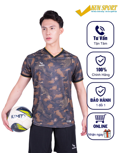  [Free in ấn] Bộ quần áo bóng đá KAMITO HOMA - Đen 