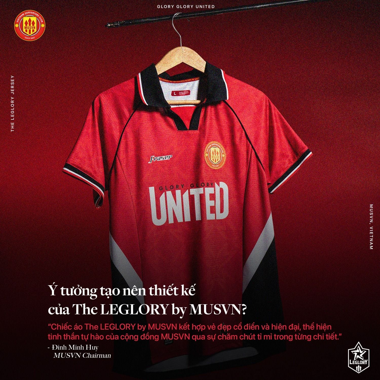  Áo MUSVN 2025 (Hội CĐV Manchester United tại Việt Nam) 