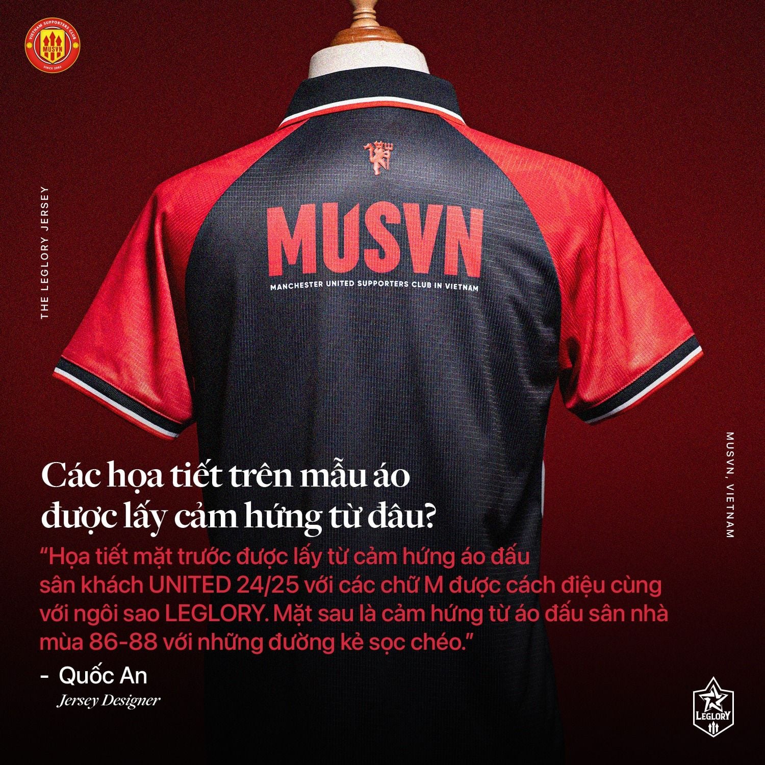  Áo MUSVN 2025 (Hội CĐV Manchester United tại Việt Nam) 