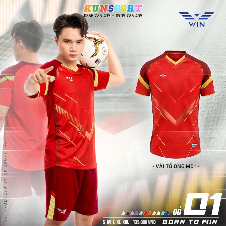  Bộ quần áo bóng đá WIN SPORT - WIN 01 